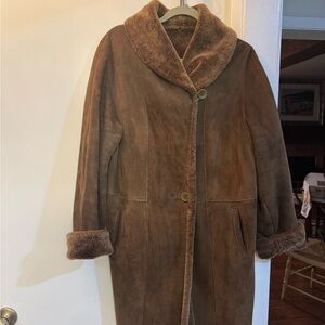 Blue Duck Shearling women’s coat:Large